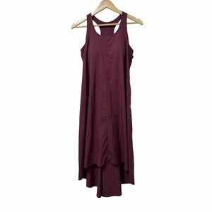 Halara  Breezeful Racerback Flowy Casual Dress Size S Amaranth Athleisure Tennis